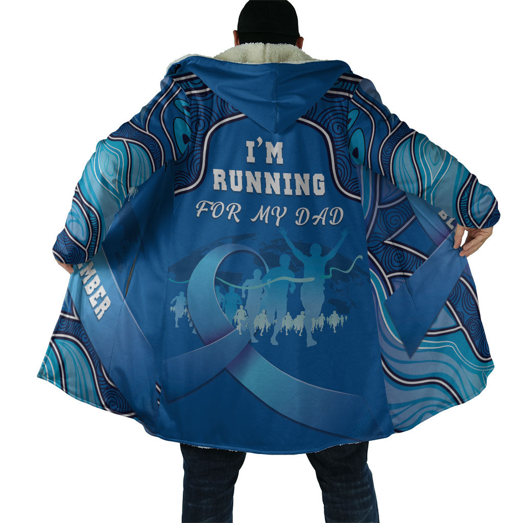 Australia Blue September Running Cloak Blue Ribbon I'm Running For My Dad