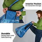 Australia Blue September Running Grocery Bag Blue Ribbon I'm Running For My Dad