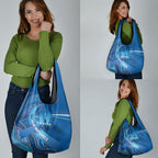 Australia Blue September Running Grocery Bag Blue Ribbon I'm Running For My Dad