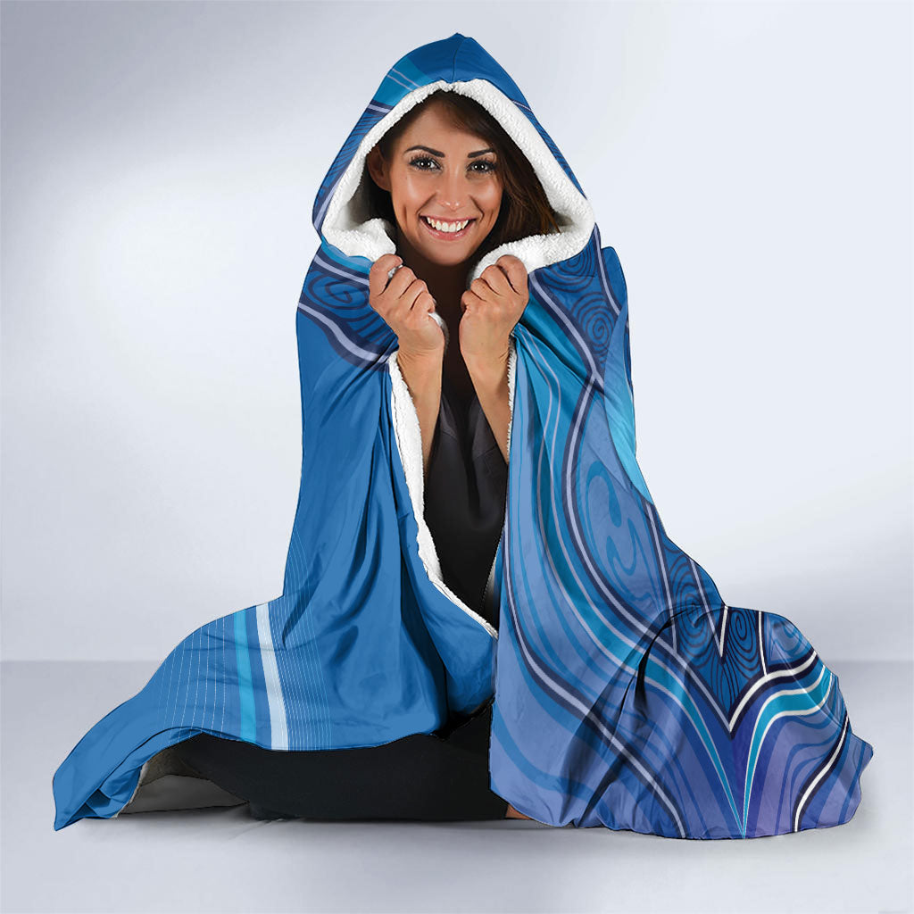 Australia Blue September Running Hooded Blanket Blue Ribbon I'm Running For My Dad