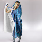 Australia Blue September Running Hooded Blanket Blue Ribbon I'm Running For My Dad