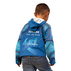 Australia Blue September Running Kid Hoodie Blue Ribbon I'm Running For My Dad