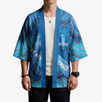 Australia Blue September Running Kimono Blue Ribbon I'm Running For My Dad