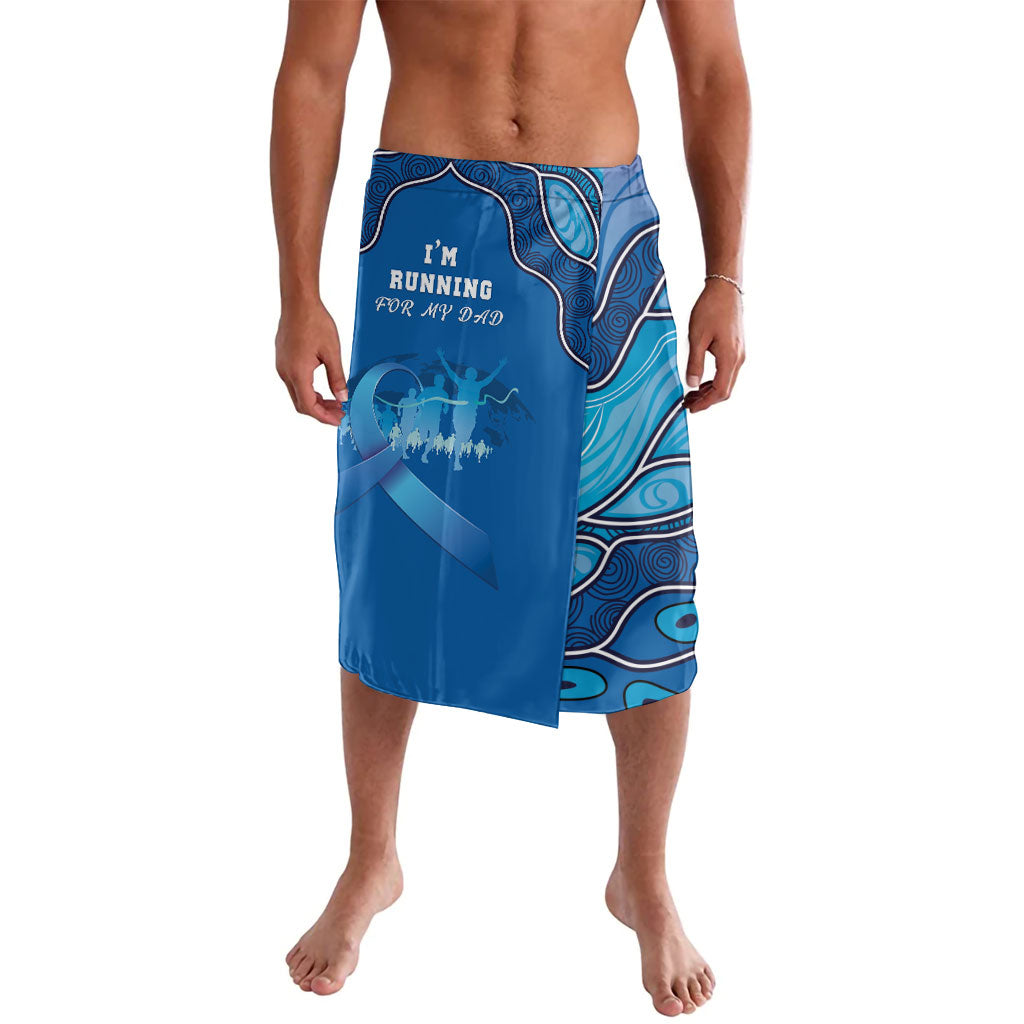 Australia Blue September Running Lavalava Blue Ribbon I'm Running For My Dad