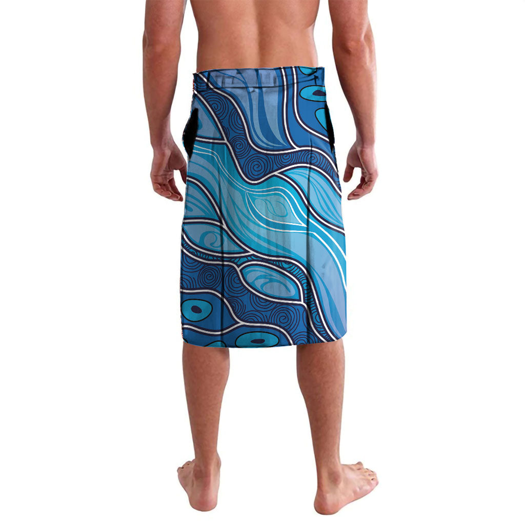 Australia Blue September Running Lavalava Blue Ribbon I'm Running For My Dad
