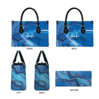 Australia Blue September Running Leather Bag Blue Ribbon I'm Running For My Dad
