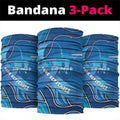 Australia Blue September Running Neck Gaiter Blue Ribbon I'm Running For My Dad