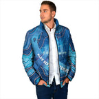 Australia Blue September Running Padded Jacket Blue Ribbon I'm Running For My Dad