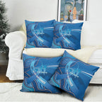 Australia Blue September Running Pillow Cover Blue Ribbon I'm Running For My Dad