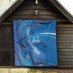 Australia Blue September Running Quilt Blue Ribbon I'm Running For My Dad
