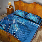 Australia Blue September Running Quilt Bed Set Blue Ribbon I'm Running For My Dad