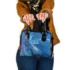 Australia Blue September Running Shoulder Handbag Blue Ribbon I'm Running For My Dad