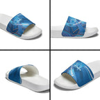 Australia Blue September Running Slide Sandals Blue Ribbon I'm Running For My Dad