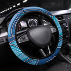 Australia Blue September Running Steering Wheel Cover Blue Ribbon I'm Running For My Dad