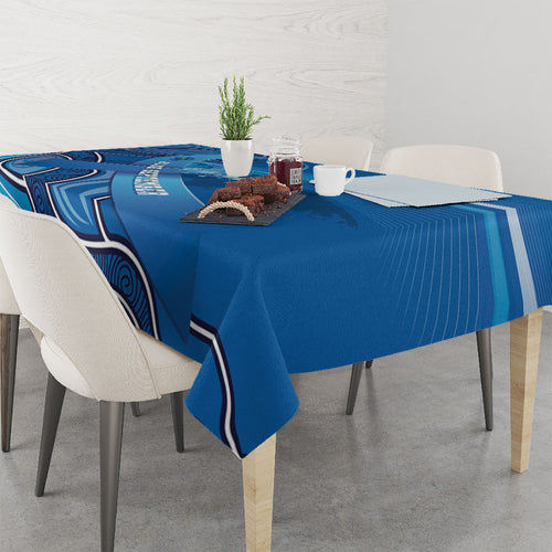 Australia Blue September Running Tablecloth Blue Ribbon I'm Running For My Dad