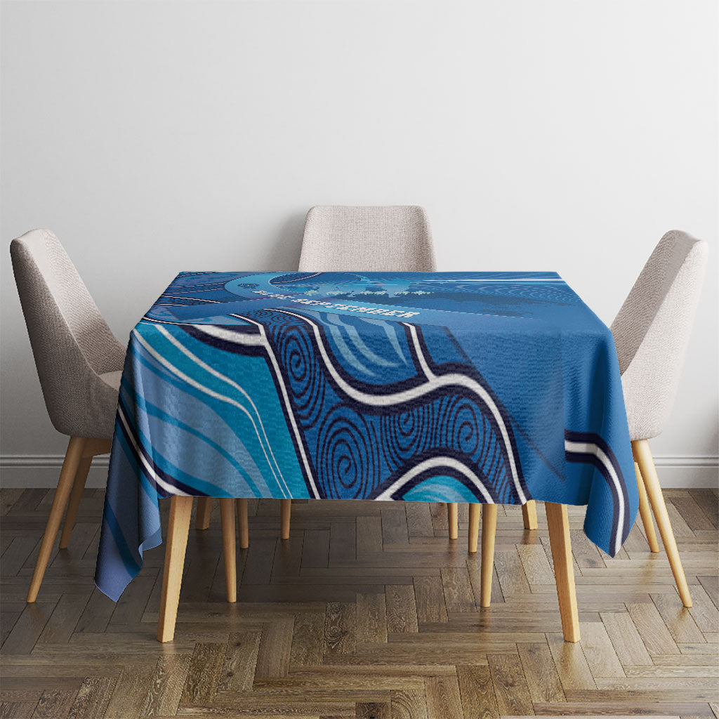 Australia Blue September Running Tablecloth Blue Ribbon I'm Running For My Dad