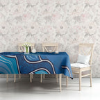 Australia Blue September Running Tablecloth Blue Ribbon I'm Running For My Dad