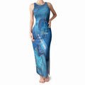 Australia Blue September Running Tank Maxi Dress Blue Ribbon I'm Running For My Dad