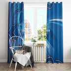 Australia Blue September Running Window Curtain Blue Ribbon I'm Running For My Dad