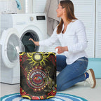 50 Years Of Deadly NAIDOC Week 2026 Laundry Basket Aussie Kangaroo Aboriginal Art