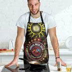 50 Years Of Deadly NAIDOC Week 2026 Apron Aussie Kangaroo Aboriginal Art
