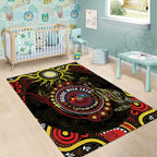 50 Years Of Deadly NAIDOC Week 2026 Area Rug Aussie Kangaroo Aboriginal Art