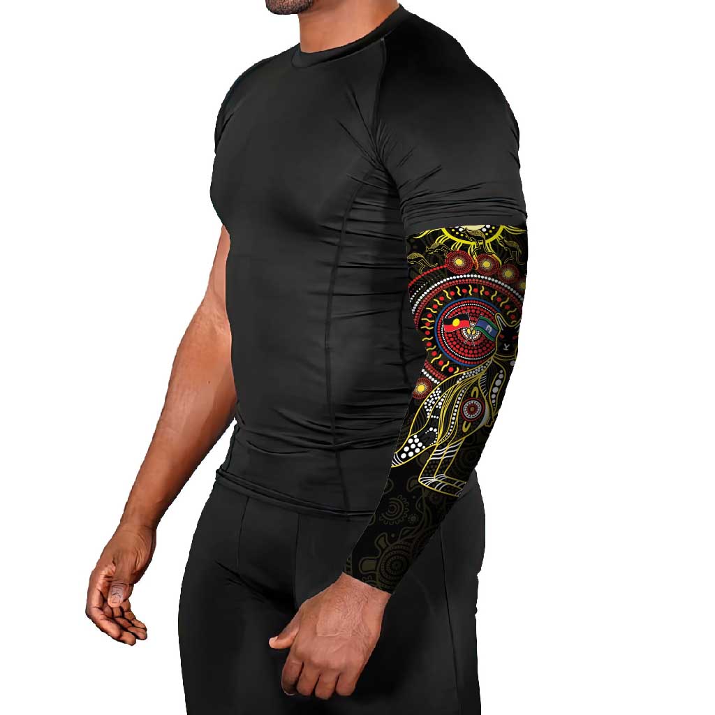 50 Years Of Deadly NAIDOC Week 2026 Arm Sleeves Aussie Kangaroo Aboriginal Art