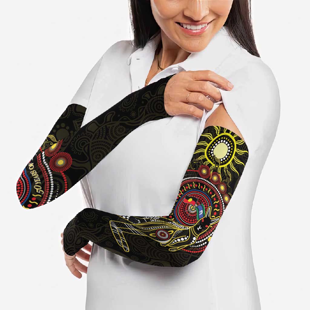 50 Years Of Deadly NAIDOC Week 2026 Arm Sleeves Aussie Kangaroo Aboriginal Art