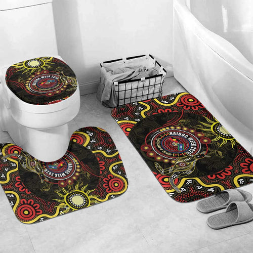 50 Years Of Deadly NAIDOC Week 2026 Bathroom Set Aussie Kangaroo Aboriginal Art