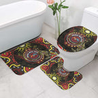 50 Years Of Deadly NAIDOC Week 2026 Bathroom Set Aussie Kangaroo Aboriginal Art