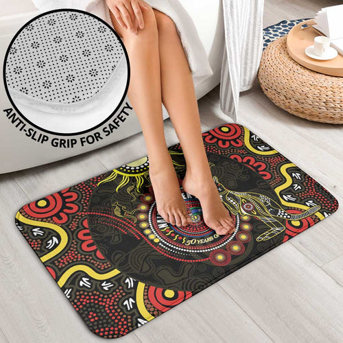 50 Years Of Deadly NAIDOC Week 2026 Bathroom Set Aussie Kangaroo Aboriginal Art