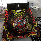 50 Years Of Deadly NAIDOC Week 2026 Bedding Set Aussie Kangaroo Aboriginal Art