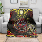50 Years Of Deadly NAIDOC Week 2026 Blanket Aussie Kangaroo Aboriginal Art