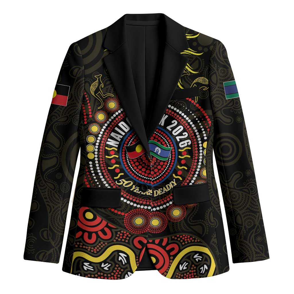 50 Years Of Deadly NAIDOC Week 2026 Blazer Aussie Kangaroo Aboriginal Art