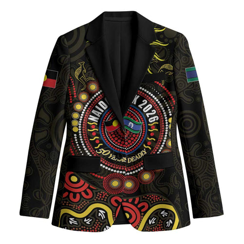 50 Years Of Deadly NAIDOC Week 2026 Blazer Aussie Kangaroo Aboriginal Art