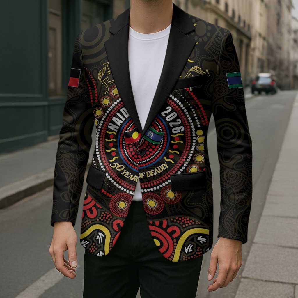 50 Years Of Deadly NAIDOC Week 2026 Blazer Aussie Kangaroo Aboriginal Art