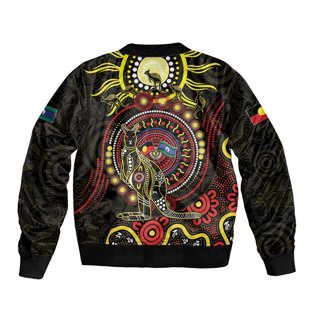 50 Years Of Deadly NAIDOC Week 2026 Bomber Jacket Aussie Kangaroo Aboriginal Art