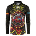 50 Years Of Deadly NAIDOC Week 2026 Button Sweatshirt Aussie Kangaroo Aboriginal Art