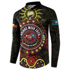 50 Years Of Deadly NAIDOC Week 2026 Button Sweatshirt Aussie Kangaroo Aboriginal Art