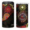 50 Years Of Deadly NAIDOC Week 2026 4 in 1 Can Cooler Tumbler Aussie Kangaroo Aboriginal Art
