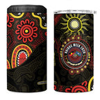 50 Years Of Deadly NAIDOC Week 2026 4 in 1 Can Cooler Tumbler Aussie Kangaroo Aboriginal Art