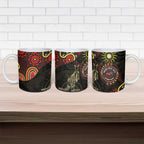 50 Years Of Deadly NAIDOC Week 2026 Ceramic Mug Aussie Kangaroo Aboriginal Art