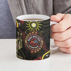 50 Years Of Deadly NAIDOC Week 2026 Ceramic Mug Aussie Kangaroo Aboriginal Art