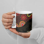 50 Years Of Deadly NAIDOC Week 2026 Ceramic Mug Aussie Kangaroo Aboriginal Art