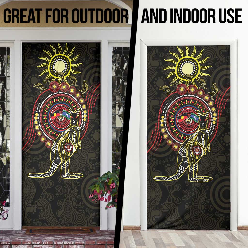 50 Years Of Deadly NAIDOC Week 2026 Door Cover Aussie Kangaroo Aboriginal Art