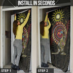 50 Years Of Deadly NAIDOC Week 2026 Door Cover Aussie Kangaroo Aboriginal Art