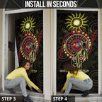 50 Years Of Deadly NAIDOC Week 2026 Door Cover Aussie Kangaroo Aboriginal Art