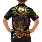 50 Years Of Deadly NAIDOC Week 2026 Family Matching Mermaid Dress and Hawaiian Shirt Aussie Kangaroo Aboriginal Art