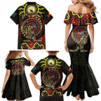 50 Years Of Deadly NAIDOC Week 2026 Family Matching Mermaid Dress and Hawaiian Shirt Aussie Kangaroo Aboriginal Art