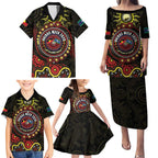50 Years Of Deadly NAIDOC Week 2026 Family Matching Puletasi and Hawaiian Shirt Aussie Kangaroo Aboriginal Art